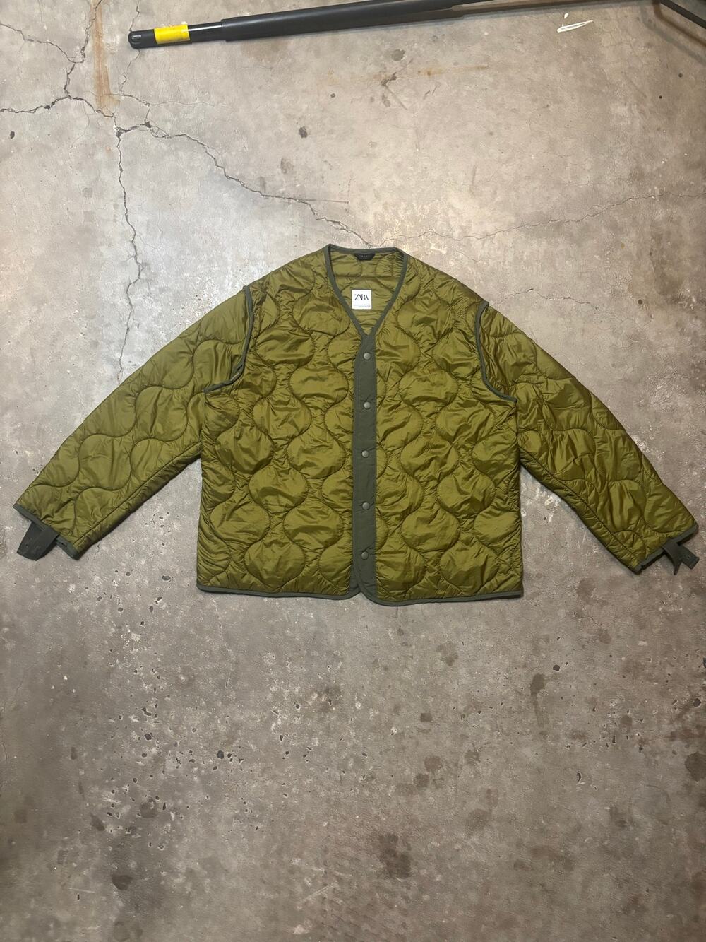 Zara quilted liner jacket - boxy fit